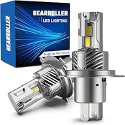H4 LED Headlight Bulbs, 30000LM 700% Brighter 9003 HB2 bulbs, High Beam Low Beam 6500K Cool White fog light bulbs, Canbus Ready Plug and Play, Pack of 2