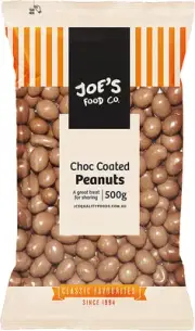 J.C.'S QUALITY FOODS Choc Coated Peanuts