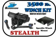 KFI 3500 lb. STEALTH Winch Kit '15-'20 POLARIS 900 RZR / RZR 4 / RZR S / RZR S 4