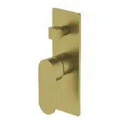 Amelie Wall Mixer Divertor Paddle Brushed Gold BDO301311ABG