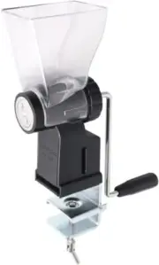 Grain Mill Wheat Flour Grinder, Stainless Steel Metal Burrs (The Grain Mill)