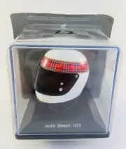 JACKIE STEWART 1973 TYRRELL FORMULA 1 MINI HELMET (SCALE 1:5) BRAND NEW