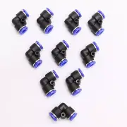 10pc Push In to Connect One Touch Fittings Elbow Union 1/8" MettleAir MTV1/8-1/8