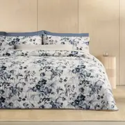 Sheridan Crawford Bed Cover in Bone/Natural Size: Super King Material: Cotton/Polyester @Sheridan Rewards