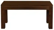 Amsterdam Solid Mahogany Timber Bench 90 x 35 cm - Mahogany