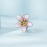 Solid 925 Signature Silver Gift Of Sakura Charm