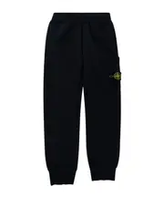 Stone Island Junior Logo-Patch Fleece Joggers 8Y,6Y,4Y,14Y,2Y,12Y,10Y navy blue