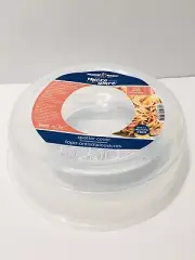 Nordic Ware 10” Microwave Splatter Cover BPA And Melamine Free NEW Clear Spatter
