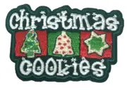 PATCH GSA Girl Scouts Christmas Cookies Tree Bell Star