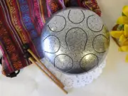 WuYou 8in Steel Tongue Drum Handpan Chakra Drum,Fine Hand tuned