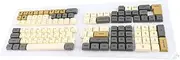 Ortholinear Ergonomic Keyboard Keycaps, 65% Keyboard Keycaps Compatible with 104 108 Mechanical Keyboards, Made from Premium PBT, Dye Sublimation Key Caps for 61 64