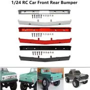 Upgrade Metal Front Rear Bumper for 1/24 Axial SCX24 AXI00001 C10 RC Crawler Car