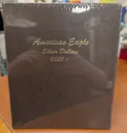 American Eagle Silver Dollars 2021 - Set Dansco Coin Album 7182 Folder