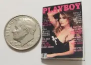 Miniature Dollhouse book magazine 1" 1/12 scale Playboy Supermodels
