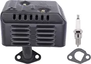 Muffler Exhaust Assembly Kit for Honda GX120 GX140 GX160 GX200 5.5Hp 6.5Hp Engine Garden Power Tools 8300-ZE1-900