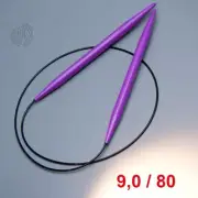 Lana Grossa Circular Knitting Needle Plastic 80cm/9,0mm