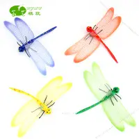 在飛比找蝦皮購物優惠-臺灣模具🥕🥕仿真蜻蜓模型塑料膠片材質環保飛行昆蟲道具早教裝飾