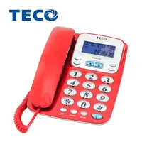在飛比找蝦皮商城優惠-TECO 東元 大字鍵來電顯示 有線電話XYFXC105 (