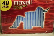 40 Pack of Maxwell Replacement CD Jewell Cases - DVD CD Games CDR CD-375 - NEW!