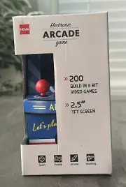 Hema - Arcade 200 Build In 8 Bit Mini Video Games 2.5" TFT Screen