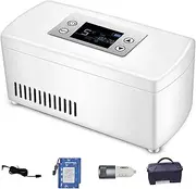 Portable Insulin Cooler Refrigerated Box/Reefer Car Small Refrigerator Mini Cold Boxes Portable Drug Reefer Mini Drug/Suitable for Insulin, Interferon, Eye Drops Storage