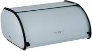 PLINT Bread Box with Stainless Steel Body Metal Home Storage Bin for Kitchen Counter, Extra Large Bread Bin with Sliding Member, Bread Box Holder with Member, Bakery Storage Container, Ice Colour