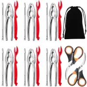 21 Pack Seafood Tools Set Nut Crackers for Crabs Lobsters Leg Crackers
