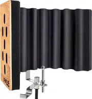 Wood Microphone Isolation Shield-Sound Isolation Recording Booth,Studio Micropho