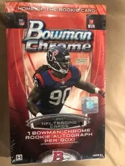 2014 Bowman Chrome Football Hobby Box Factory Sealed
