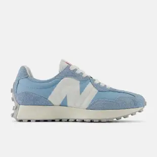 【NEW BALANCE】327 休閒鞋 中性碼 女 泡泡藍 復古 麂皮 穿搭(U327LL ∞)