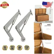 Premium Pneumatic Lid Support Hinges - Adjustable 280N Soft Close Struts
