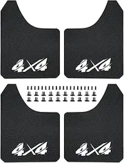 Car Fenders Guard Cover Splash Flaps Mud Flaps Mudguards for Land Rover for Discovery L319 3 LR3 4 LR4 L462 5 for Sport L550 4x4(4pcs 4x4)