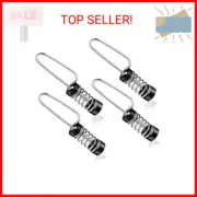 Moxweyeni Boat Flag Clips Stainless Steel Marine Flag Clips for Halyards Outrigg