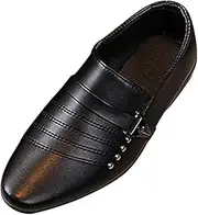 [Generic] Toddlers Sandals Student Perform Leather Baby Casual Style Toddler Children Boys Shoes British Boy's shoes Girls Boot Slippers Size 3