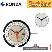 Genuine Ronda 585 Quartz Watch Movement Swiss Parts (Multiple Variations)