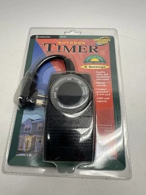 FACTORY SEALED Intermatic OUTDOOR TIMER 6 Settings Dusk Dawn Light Sensor HB51RC