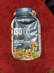 Dymatize ISO100 Hydrolyzed Fruity Pebbles Whey Protein 1.34lbs Exp 4/26