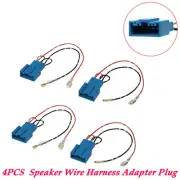 Speaker Stereo Plug Connector Adaptor Wiring Cable Y Harness Splitter For BMW