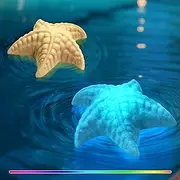 NiceBuy Solar Floating Pool Lights IPX6 Waterproof 8 Color Changing LED Solar Lights 2 Pack for Outdoor Swimming Pools Garden Decor (Yellow)