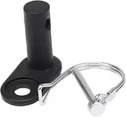 Oshhni Bike Trailer Hitch Adapter Durable Connector Practical Bicycle Trailer Coupler Replacement Steel Attachment Mount for Kids Bike