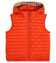 [Burberry Kids] Burberry Kids Logo puffer vest Y 12 red