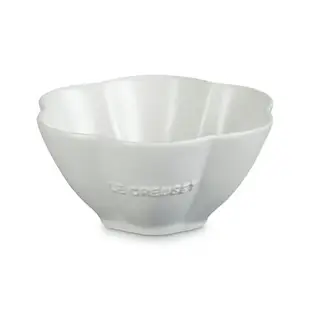 Le Creuset 繁花系列 花形碗 餐碗 飯碗 12cm 棉花白