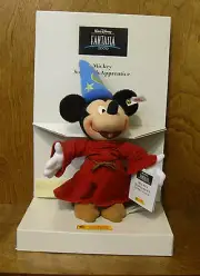 STEIFF #651519 MICKEY SORCERER'S APPRENTICE, From Retail Store, Mint/Box/tags
