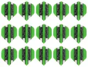 5 Sets Ruthless Standard 100 Micron Dart Flights - Ships w/ Tracking - Green