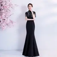 在飛比找ETMall東森購物網優惠-天使嫁衣中式走秀婚紗禮服表演