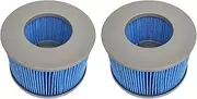[WuYan] Replacement Filter Pack of 2 for MSPA FD2089, Filter for Whirlpool, Cartridge Pump for Hot Submarines and Spa, Water Filter Model from 2020 (Improved Version Blue)