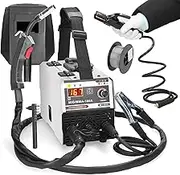 Mingzhe 2in1 MIG MMA Welders Carbon Dioxide Gases-Shielded and Manual Welding Multipurpose IGBT Direct Current Inverter Welders Built-in Wire Feeding Mechanism