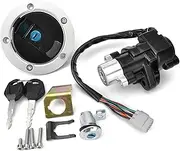 Ignition Switch for Suzuki for GSF650 for Bandit 650 for GSF650S for GSF1200 for GSF1250 Ignition Switch Fuel Gas Cap Cover Keys Set Motorcycle Ignition Switch Lock