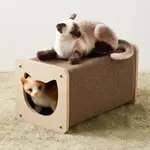 韓國YOGIPET 與毛孩的美好生活小物｜多功能抓不屑貓隧道 貓窩貓抓板貓玩具