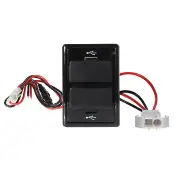 12-24V 3.1A Dual USB Car Auto PHONE Power Supply Charger Port Socket for Mazda
